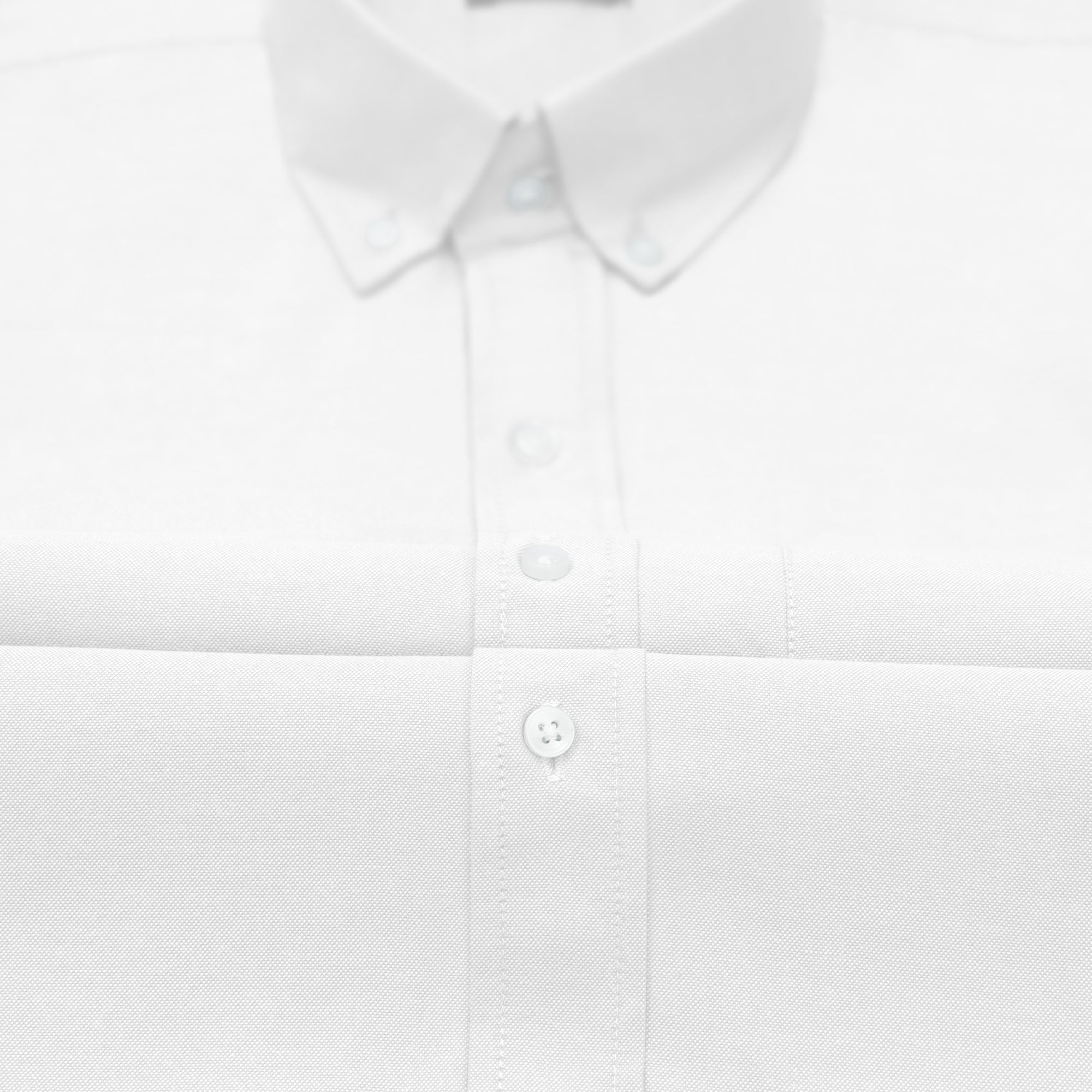 Pearl White Oxford Cotton Shirt For Man