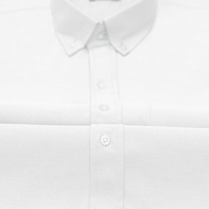 Pearl White Oxford Cotton Shirt For Men
