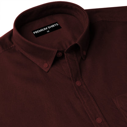 Wine Northface Shirt for Man