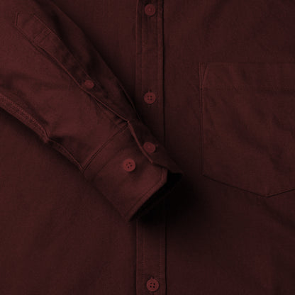 Wine Northface Shirt for Man