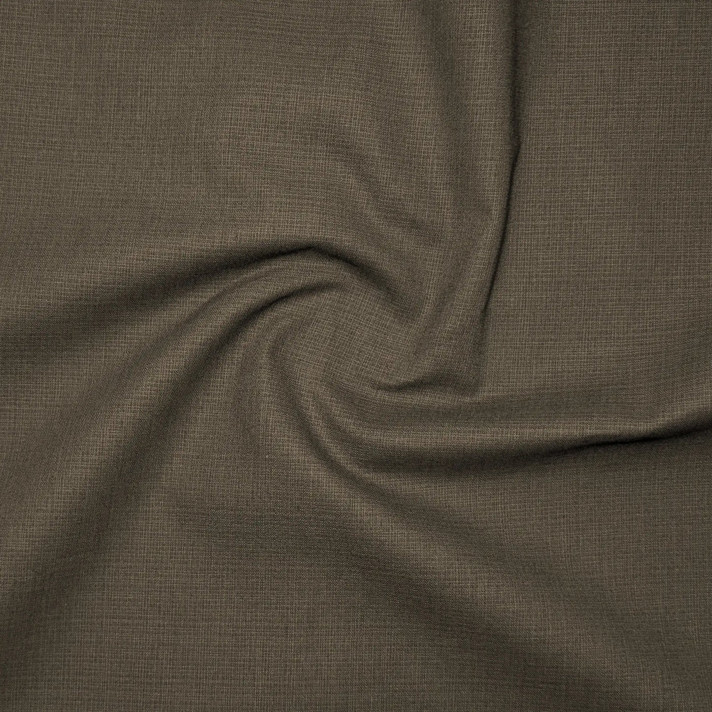 Olive Textured Linen Shirt For Men
