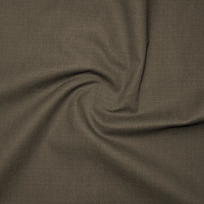 Olive Textured Linen Shirt For Men