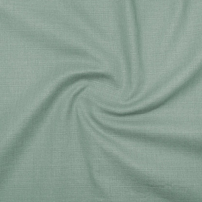 Green Textured Linen Shirt For Men