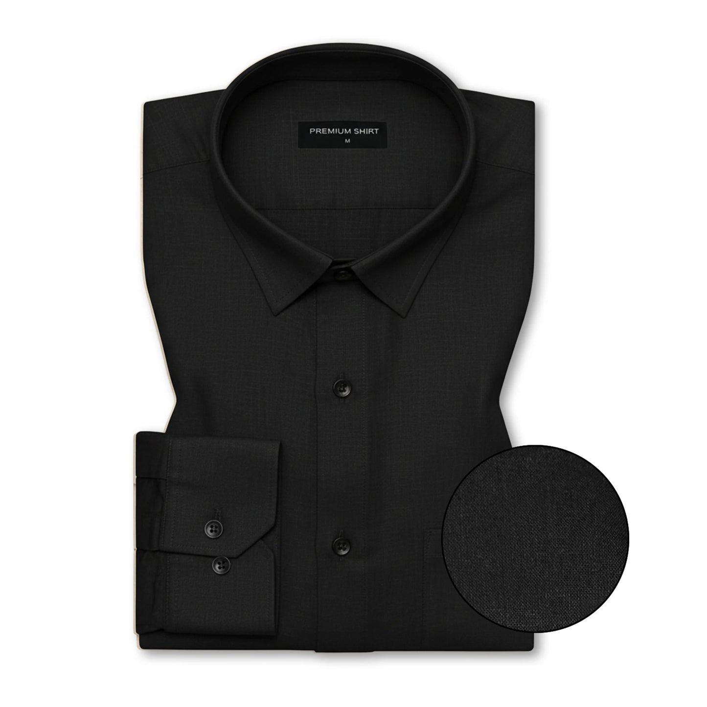 Black Linen Shirt For Men