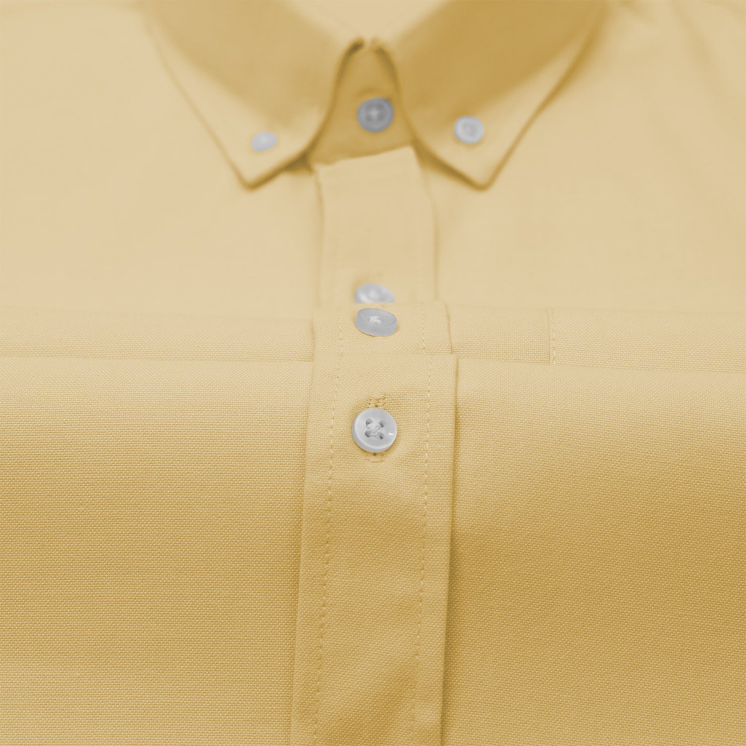 Lemon Oxford Cotton Shirt For Men