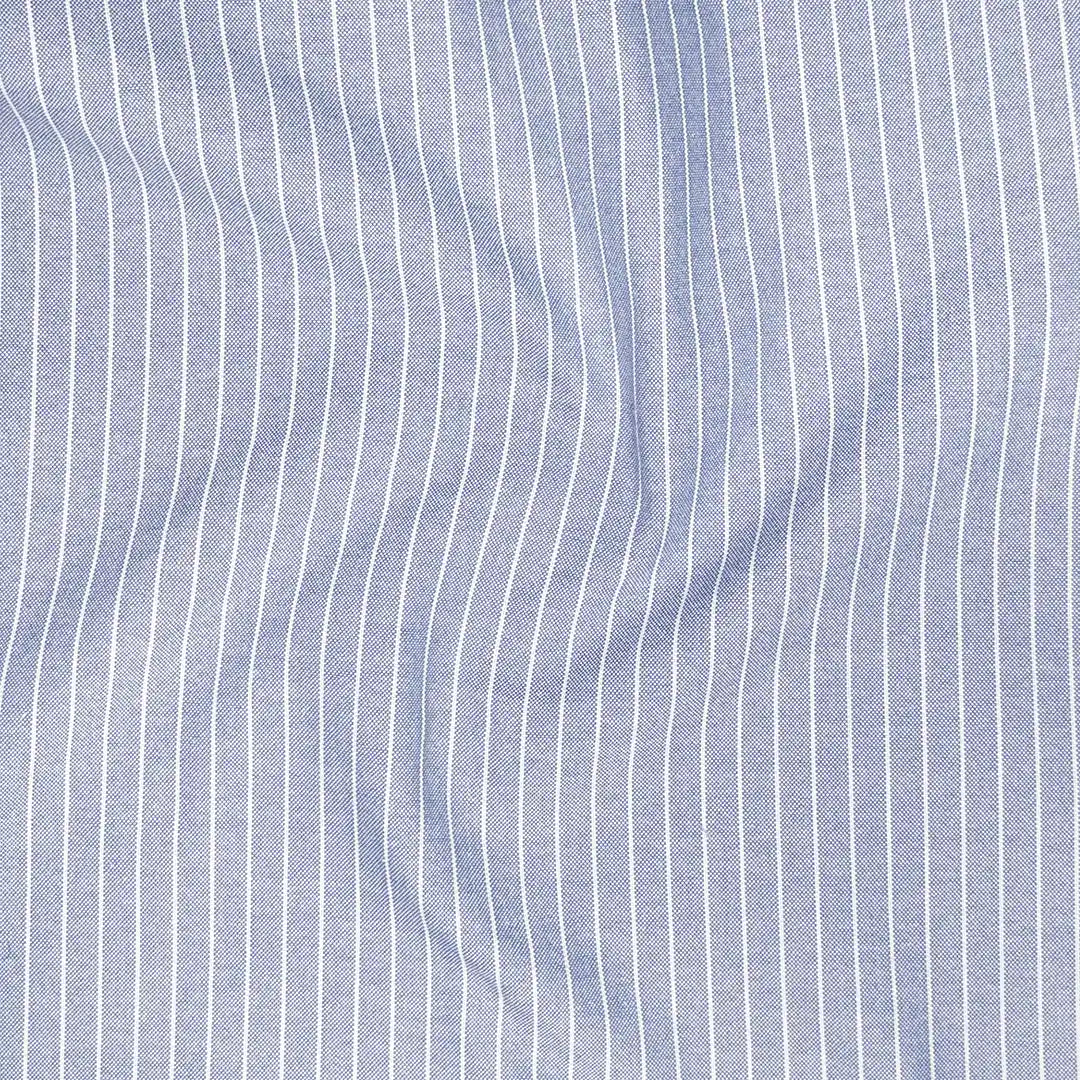 Cambridge Blue Pinstripe Oxford Shirt For Men
