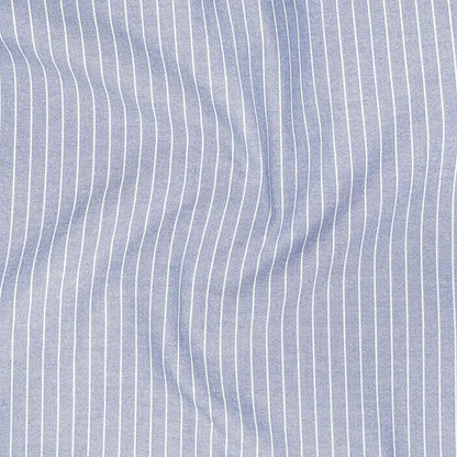 Cambridge Blue Pinstripe Oxford Shirt For Men