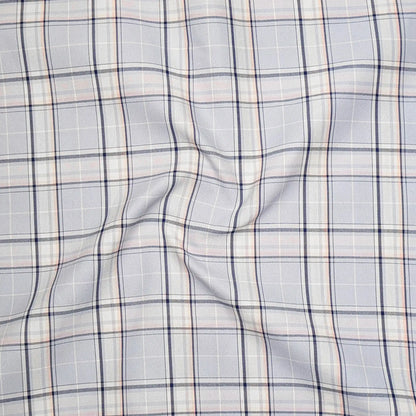 Sky Blue Classic Check Oxford Shirt for Men