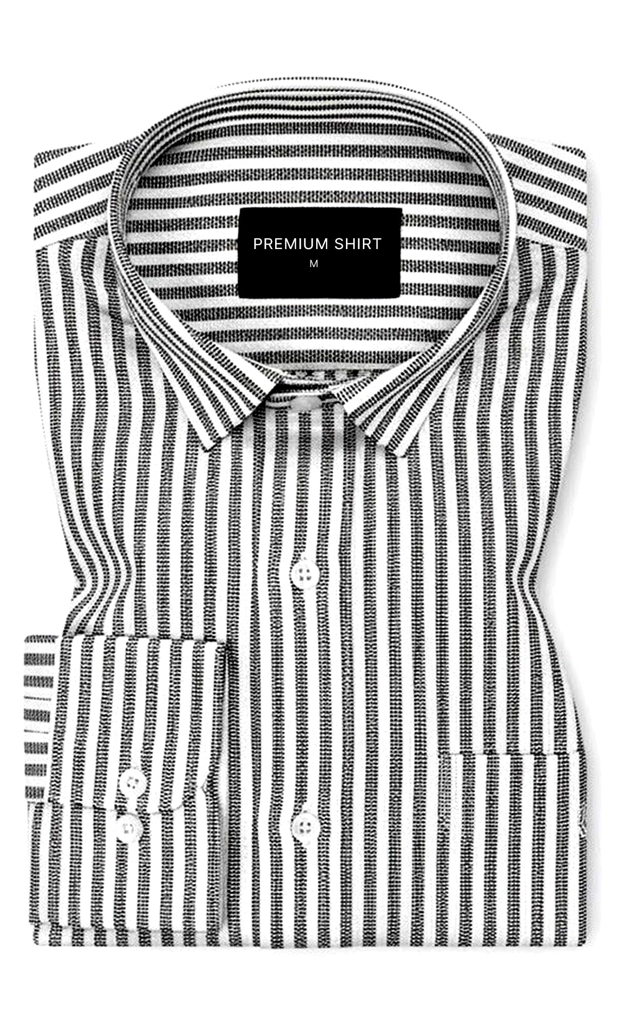 Black Prism Pinstripe Linen Shirt