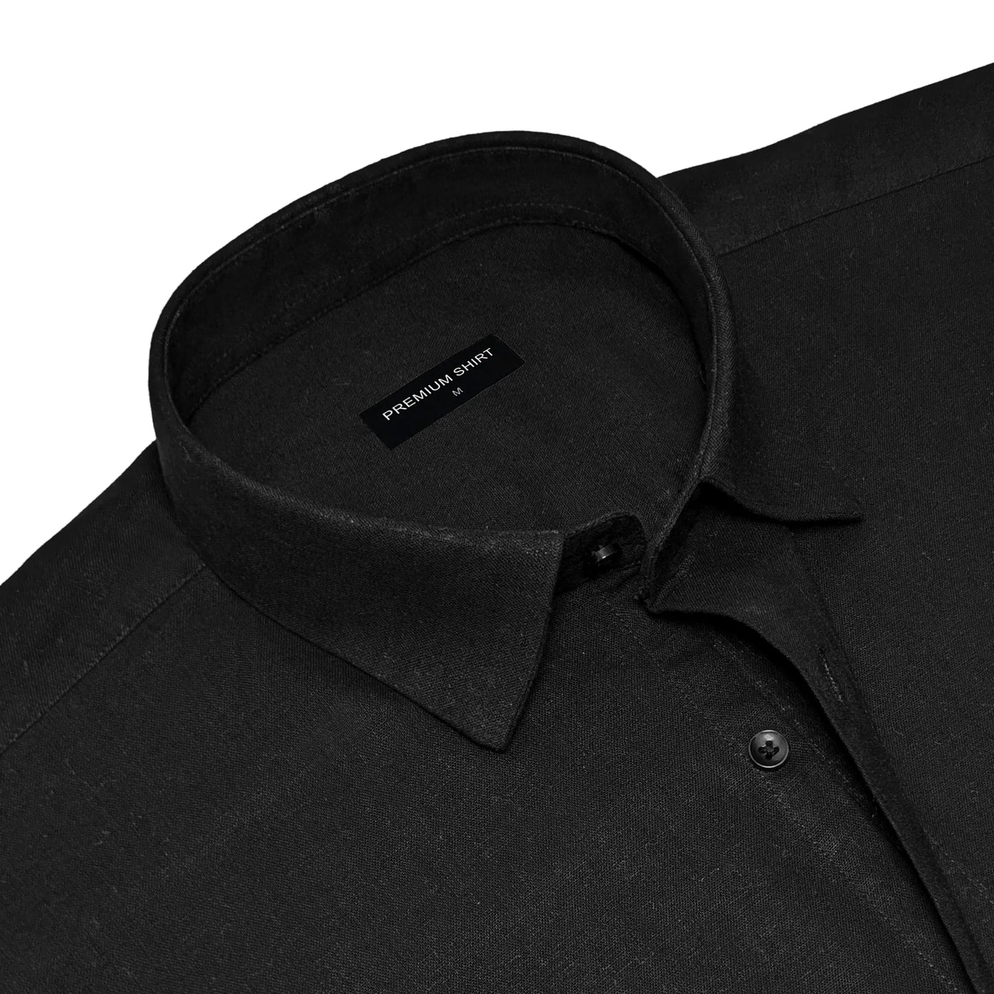 Black Linen Shirt For Men
