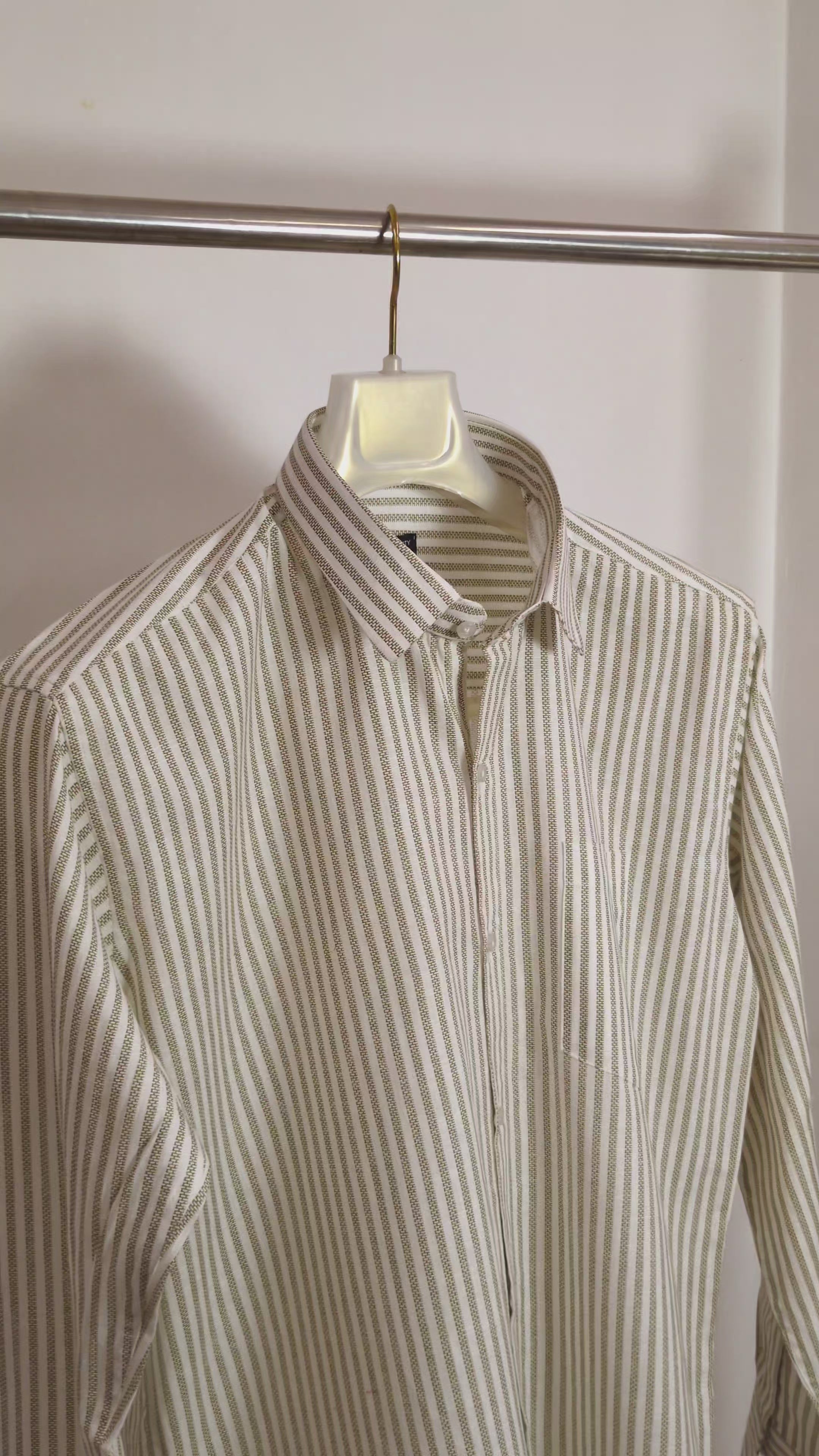 Golden Era Pinstripe Linen Shirt
