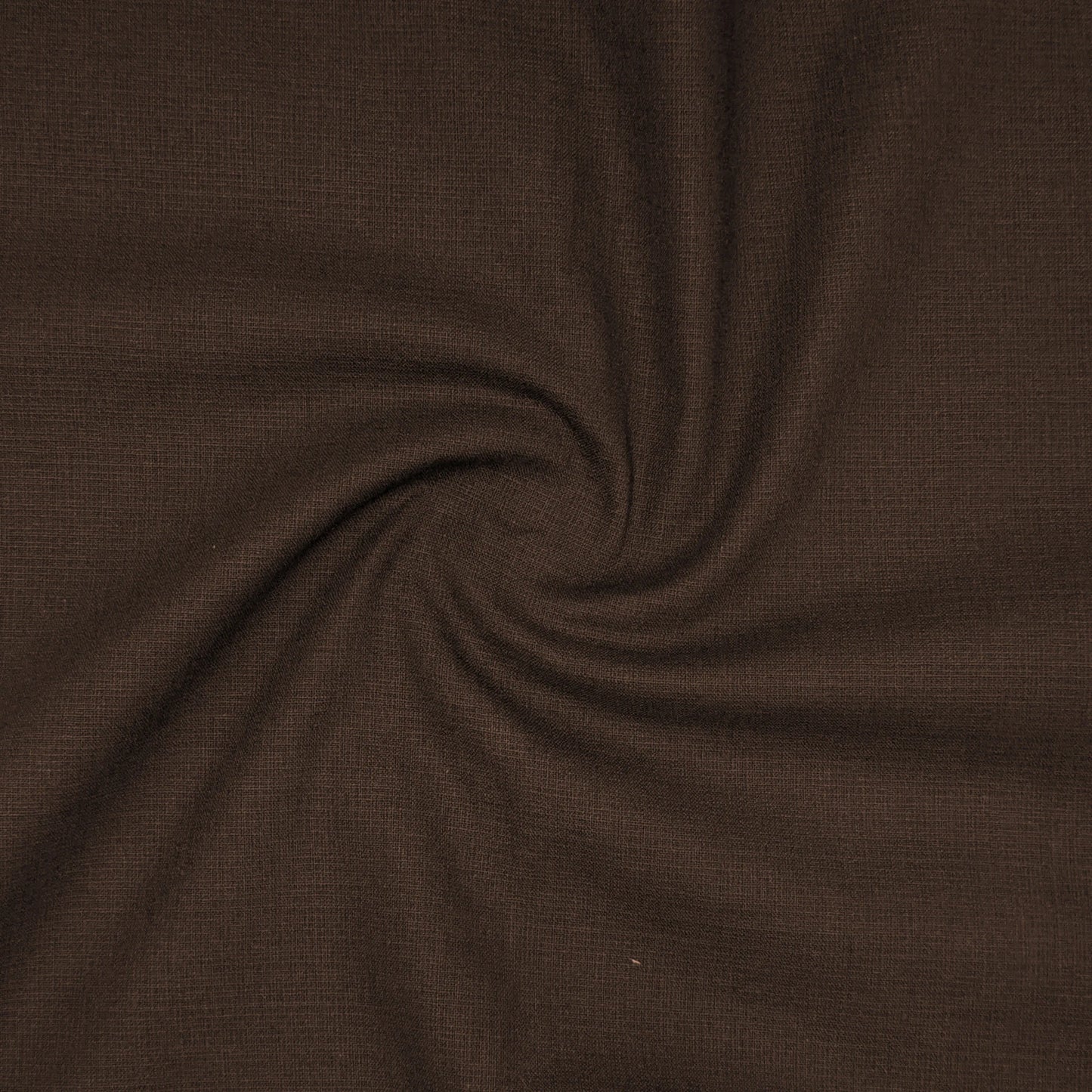 Brown Textured Linen Shirt For Men