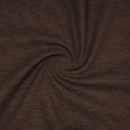 Brown Textured Linen Shirt For Men