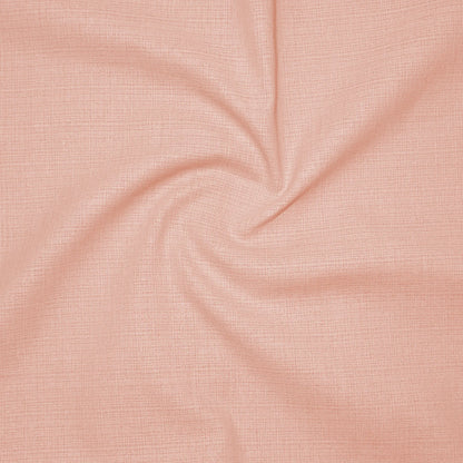 Rose Gold Textured Linen Shirt For Men