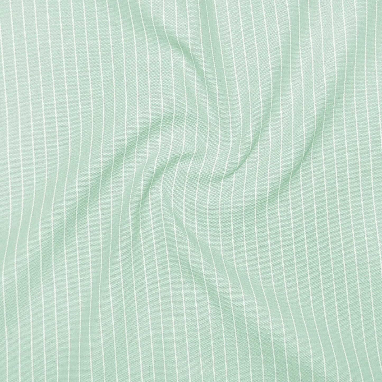 Mint Green Pinstripe Oxford Shirt For Men